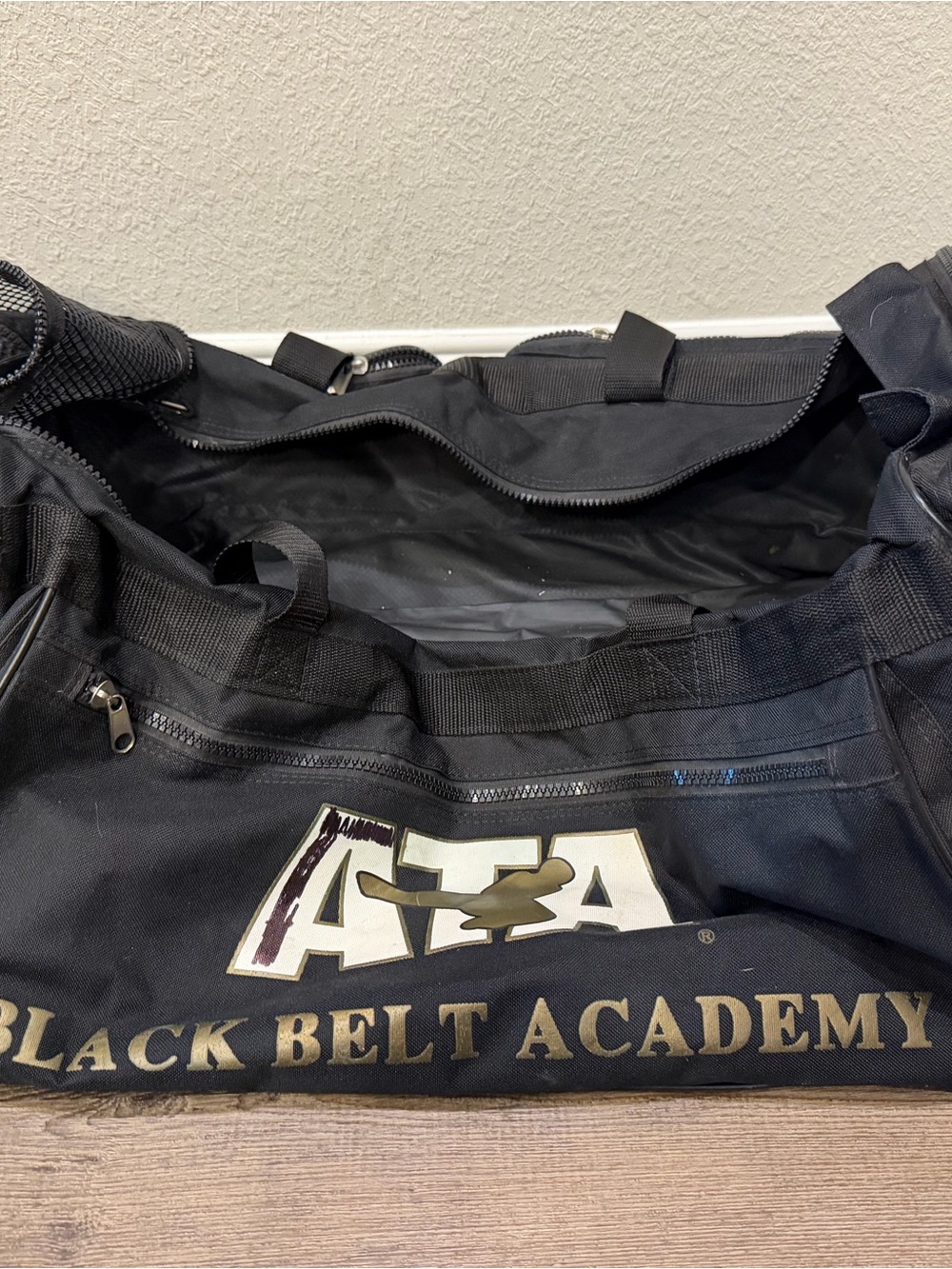 ATA Black Belt Academy Taekwondo Black Belt Duffle Gear Gym Bag